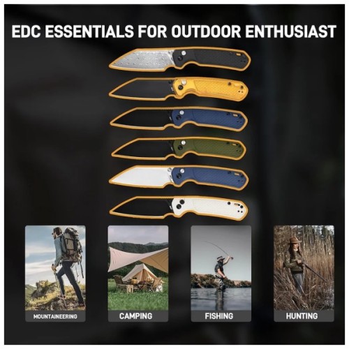 Ніж CJRB Pyrite Light BB Yellow (J1945-AMB)