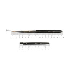Пензлик для малювання Rosa Соболь круглий, TRAVEL BRUSH, OCEAN 168, № 4 (4823098516798)