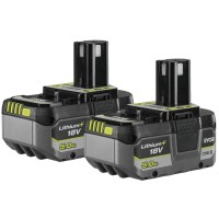 Акумулятор до електроінструменту Ryobi ONE+ RB1850X2 18V, 2х5Ah (5133005305)