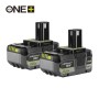 Акумулятор до електроінструменту Ryobi ONE+ RB1850X2 18V, 2х5Ah (5133005305)