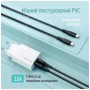 Дата кабель USB-C to USB-C 1.0m 3A 60W textured PVC black ColorWay (CW-CBPDCC094-BK)