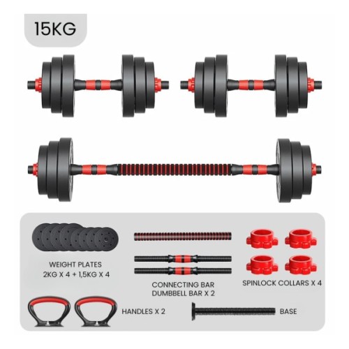Штанга Fitpaddy Набір 3в1 25кг (BELLKIT25)