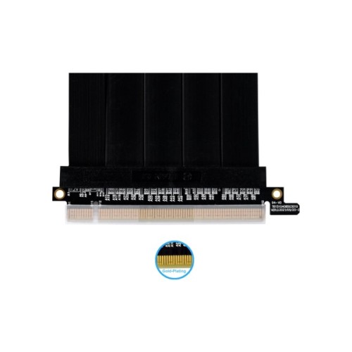 Райзер NZXT 600mm PCIe 4.0 RISER CABLE, Black (G89.PW-PCI-4-60X)