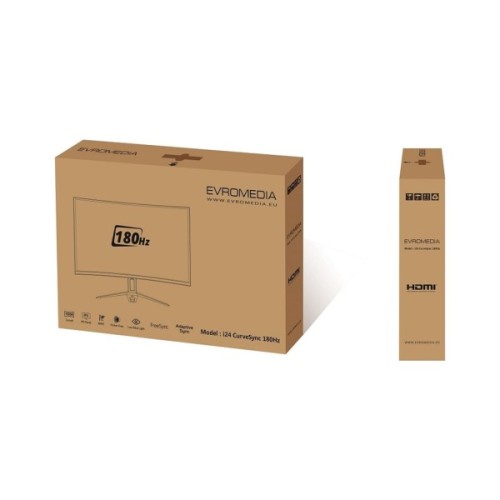 Монітор EvroMedia i24 CurveSync 180 Hz