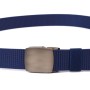 Ремінь Vintage З металевою пряжкою з текстилю Синій (20596)