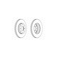 Гальмівний диск FERODO DDF1603