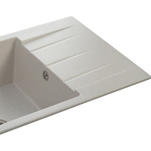 Мийка кухонна GRANADO NAVIA gris з сифоном (775*495mm.) (gr3808)