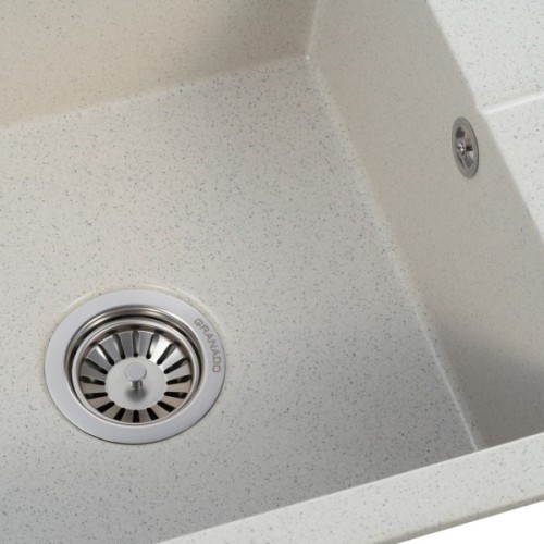 Мийка кухонна GRANADO NAVIA gris з сифоном (775*495mm.) (gr3808)