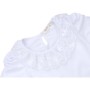 Кофта дитяча Breeze з мереживом (11179-128G-white)