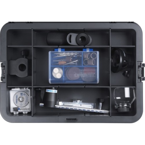 Гравер Dremel 8240 5/65 Platinum+ 12V, 2х2Ah, 5000-35000об/хв, 65 насадок ЗП, кейс 0.66кг (F.013.824.0JP)