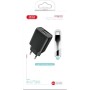 Зарядний пристрій XO L54 2xUSB 12W + cable USB to Lightning black (XO-L57-LGHT-BK)