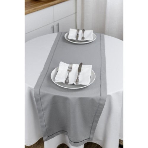 Доріжка на стіл Прованс Kelly сіра 40х140 см (032896)