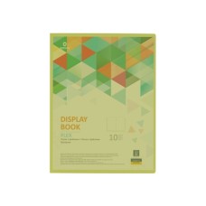 Папка з файлами Optima А4 з 10 файлами "FLEX", салатова (O32121-13)