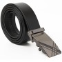 Ремінь Vintage Чоловічий з металевою пряжкою Чорний (20208)