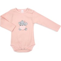 Боді дитяче Breeze со слоніком (1027-98G-peach1)