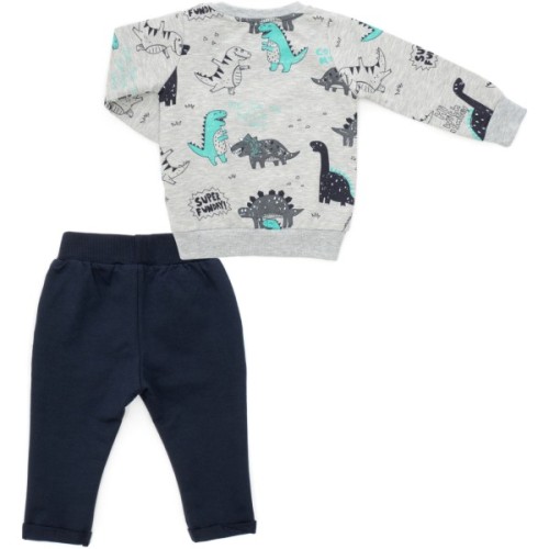 Спортивний костюм дитячий Breeze з динозаврами (18889-92B-green)