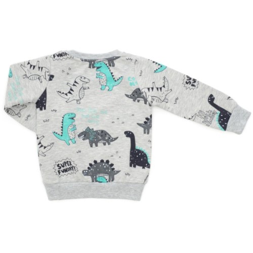 Спортивний костюм дитячий Breeze з динозаврами (18889-92B-green)