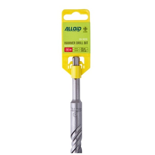 Бур Alloid по бетону, SDS-plus, S4 QUADRO, 18×310мм (CH-18310)