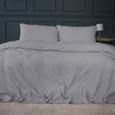 Постільна білизна MirSon №20-02 Waffle Gray 200x220 Євро (2200011032870)