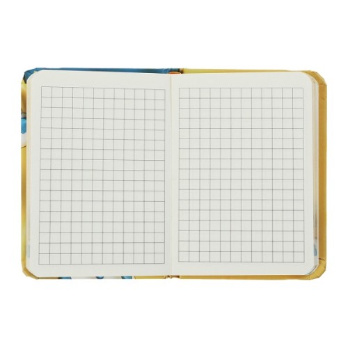 Книга записна ZiBi Yammi A7 в клітинку тверда обкладинка на гумці 80 аркушів, жовта (ZB.117101)