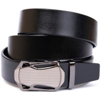 Ремінь Vintage Чоловічий з пряжкою автомат Чорний (20355)