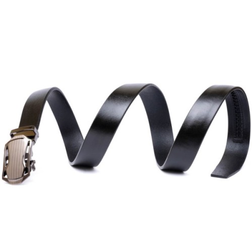 Ремінь Vintage Чоловічий з пряжкою автомат Чорний (20355)