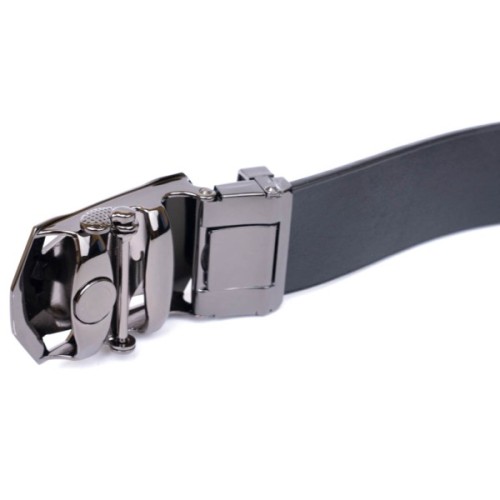 Ремінь Vintage Чоловічий з пряжкою автомат Чорний (20355)