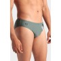 Плавки Arena Stripe Swim Briefs 007929-650 оливкй, чорний 85 (3468337395287)