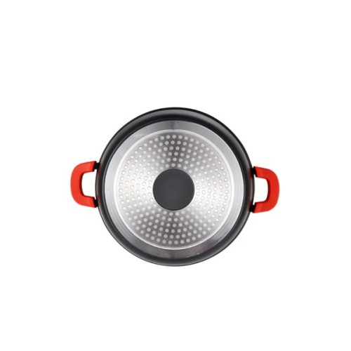 Каструля Bergner Chroma, з кришкою 24 см, 5 л (BG-30115-BK)