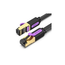 Патч-корд 3м, FTP cat 7 RJ-45 black Vention (ICABI)