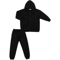 Спортивний костюм дитячий A-Yugi на блискавці (7167-140G-black)