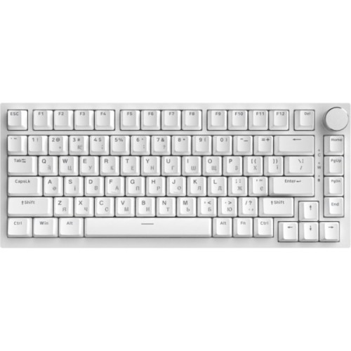 Клавіатура Ajazz AK820 Red Switch USB-C UA White (AK820-R-W)