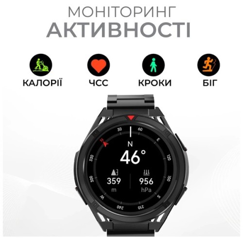 Смарт-годинник HiFuture active black-yellow (active.black-yellow)