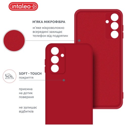Чохол до мобільного телефона Intaleo SoftShell Samsung Galaxy A24 Red (1283126585746)
