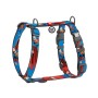 Шлея для собак WAUDOG Nylon H-подібна з QR-паспортом "Сила Супермена", пластиковий фастекс L (345-1079)