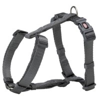 Шлея для собак Trixie Premium Н-подібна нейлон XS-S 30-44 см/10 мм графітова (4053032021617)