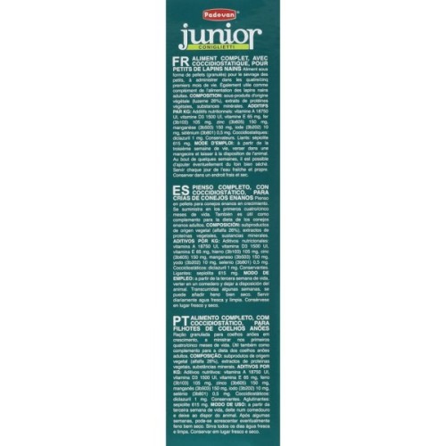 Корм для гризунів Padovan Junior coniglietti 850 г (8001254003863)