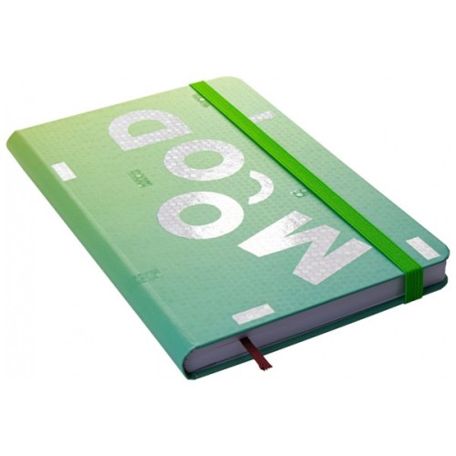 Книга записна Optima Mood А5 128 аркушів лінія зелений (O20812-44)