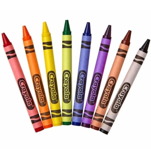 Олівці кольорові Crayola воскові, 8 шт (52-3008)