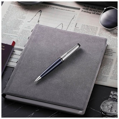 Ручка кулькова Waterman EXPERT Deluxe Metallic Stone Grey CT BP (20 052)