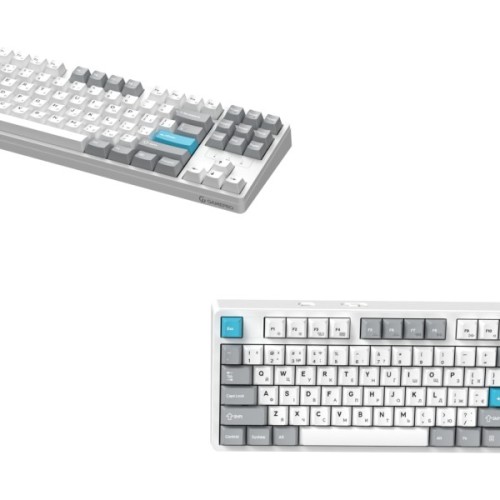 Клавіатура GamePro Asgard Ragnar Wireless/Bluetooth/USB UA White (MK285WH)