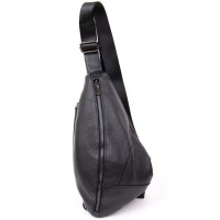 Сумка Vintage Флотар через плече Чорна (20444)