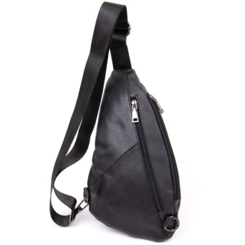 Сумка Vintage Флотар через плече Чорна (20444)