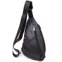 Сумка Vintage Флотар через плече Чорна (20444)