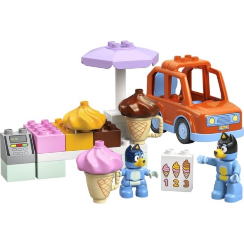 Конструктор LEGO DUPLO Bluey Подорож із морозивом із Блуї (10458)