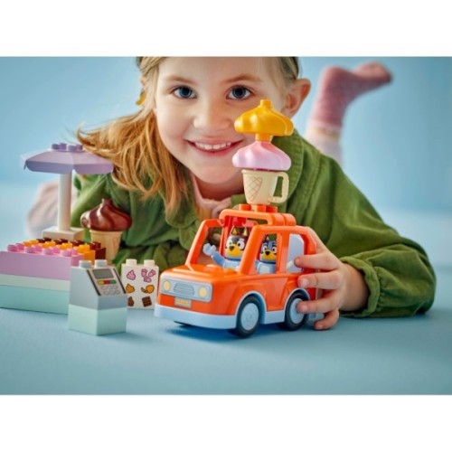 Конструктор LEGO DUPLO Bluey Подорож із морозивом із Блуї (10458)