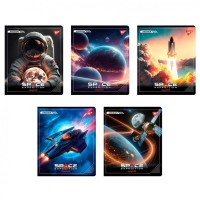 Зошит Yes Space expedition А5 24 аркушів клітинка (767540)