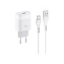 Зарядний пристрій HOCO C72A Glorious single port charger set(Type-C) White (6931474713018)