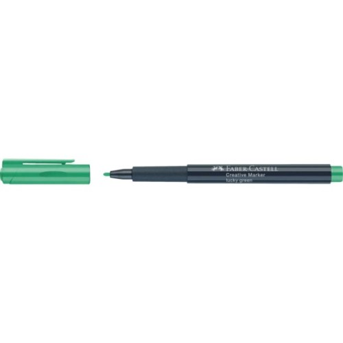 Маркер Faber-Castell для декору Creative Marker Lucky Green, M (1,5 мм), колір зелений (32687)