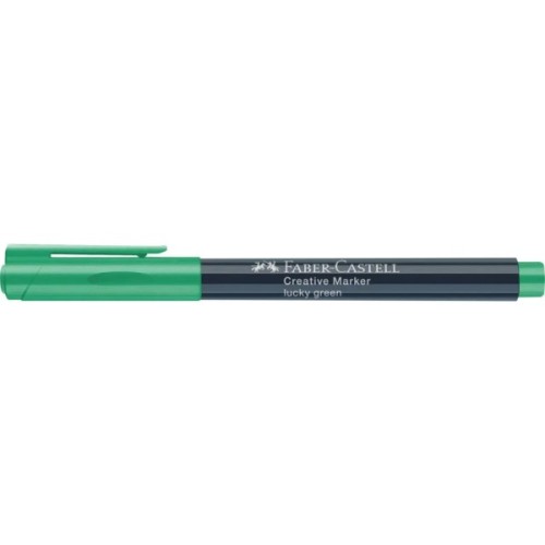 Маркер Faber-Castell для декору Creative Marker Lucky Green, M (1,5 мм), колір зелений (32687)